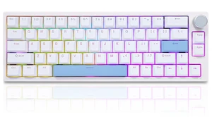 BOYI 66Pro Rapid Trigger RGB Gaming Keyboard,65% Hall Effect Magnetic Switch Adjustable Actuation Gasket-Mounted Hot Swap Wired Mechanical Keyboard with Knob for PC/Mac Gamer (White) BOYI 66Pro Rapid Trigger RGB Gaming Keyboard,65% Hall Effect Magnetic Switch Adjustable Actuation Gasket-Mounted Hot Swap Wired Mechanical Keyboard with Knob for PC/Mac Gamer (White)
