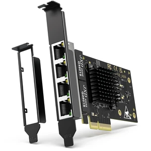 4 Port Gigabit PCIe RJ45 Network Card with Intel I350-T4 Controller 4 Port Gigabit PCIe RJ45 Network Card with Intel I350-T4 Controller