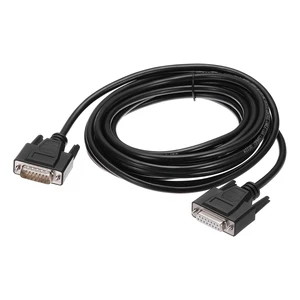 MECCANIXITY DB15 Serial Cable, 28AWG Aluminium Foil Shielded DB15 Male to Female Straight Through Serial Cable for Data Communication, 16.4 ft MECCANIXITY DB15 Serial Cable, 28AWG Aluminium Foil Shielded DB15 Male to Female Straight Through Serial Cable for Data Communication, 16.4 ft