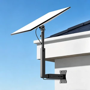 Adjustable for starlink gen 3 wall Mount, Heavy-Duty Carbon Steel Compatible with starlink mounting kit for Metal roof, Telescoping Long Wall Bracket for starlink Standard 4 V4, Includes Pipe Adapter Adjustable for starlink gen 3 wall Mount, Heavy-Duty Carbon Steel Compatible with starlink mounting kit for Metal roof, Telescoping Long Wall Bracket for starlink Standard 4 V4, Includes Pipe Adapter