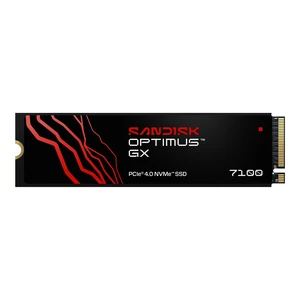 Sandisk 500GB Optimus GX 7100 NVMe SSD, PCIe Gen 4, M.2 2280, Up to 7250 MB/s Read, SDSP71500GAN Sandisk 500GB Optimus GX 7100 NVMe SSD, PCIe Gen 4, M.2 2280, Up to 7250 MB/s Read, SDSP71500GAN