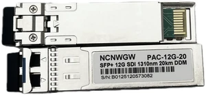 12G SDI Single-Mode Dual-Fiber Optical Transceiver Module, High-Speed Broadcast Video Transmission Transceiver Compatible with Blackmagic Devices 12G SDI Single-Mode Dual-Fiber Optical Transceiver Module, High-Speed Broadcast Video Transmission Transceiver Compatible with Blackmagic Devices