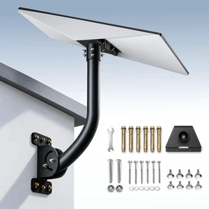 Starlink Mount for Standard 4/4X/Gen 3, Heavy Duty 360 Adjustable Starlink Roof Mount, Windproof Starlink Wall Mount with Adapter, All-in-One Starlink Mounting Kit Compatible with V3/V4 Standard Dish Starlink Mount for Standard 4/4X/Gen 3, Heavy Duty 360 Adjustable Starlink Roof Mount, Windproof Starlink Wall Mount with Adapter, All-in-One Starlink Mounting Kit Compatible with V3/V4 Standard Dish