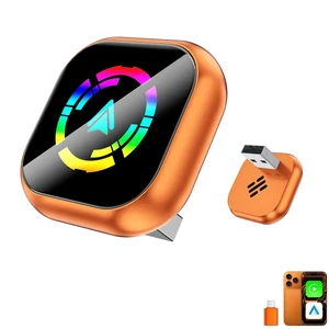 2-in-1 Wireless CarPlay Adapter for iPhone & Android Auto, Converts Wired to Wireless CarPlay in 5 Sec, Plug & Play No App Needed, Auto-Reconnect, Mini Dongle for 1000+ Cars iOS 10+ Andr 2-in-1 Wireless CarPlay Adapter for iPhone & Android Auto, Converts Wired to Wireless CarPlay in 5 Sec, Plug & Play No App Needed, Auto-Reconnect, Mini Dongle for 1000+ Cars iOS 10+ Andr