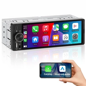 ESSGOO Single Din Radio Car Stereo with Wireless CarPlay & Android Auto ESSGOO Single Din Radio Car Stereo with Wireless CarPlay & Android Auto