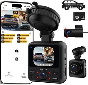 NOLYTH 3 Channel Dash Camera for Cars, 4K+2K+1080P Crystal Clear Easy Setup NOLYTH 3 Channel Dash Camera for Cars, 4K+2K+1080P Crystal Clear Easy Setup