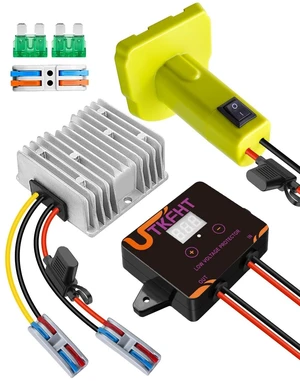 18V to 12V Step Down Converter Compatible with Ryobi 18V Battery 18V to 12V Step Down Converter Compatible with Ryobi 18V Battery