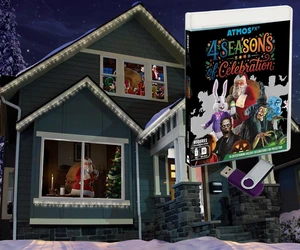 AtmosFX 4 Seasons of Celebration on USB Includes 4 Christmas, 7 Halloween and More Scenes AtmosFX 4 Seasons of Celebration on USB Includes 4 Christmas, 7 Halloween and More Scenes