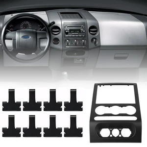 OKPARZ Center Dash Radio Bezel Trim for 2004-2008 Ford F150 4L3Z1504302AAA OKPARZ Center Dash Radio Bezel Trim for 2004-2008 Ford F150 4L3Z1504302AAA