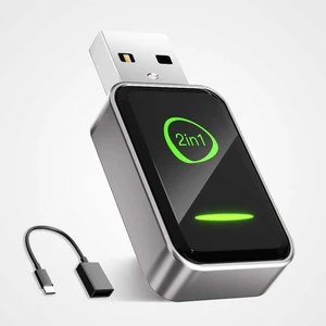 Ginlvnda Wireless CarPlay Adapter, Silver, Mini USB Design Ginlvnda Wireless CarPlay Adapter, Silver, Mini USB Design