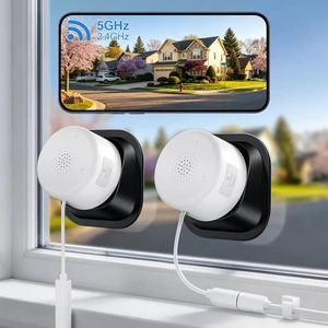 Poleeye 2K Window Cameras for Home Security- 2Packs No-Drill Indoor Security Camera with Magnetic Mount, Full-Color Night Vision, Dual-Band WiFi, AI Human Detection for Apartment, RV Poleeye 2K Window Cameras for Home Security- 2Packs No-Drill Indoor Security Camera with Magnetic Mount, Full-Color Night Vision, Dual-Band WiFi, AI Human Detection for Apartment, RV