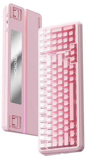 MCHOSE K99V3 99% Mechanical Gaming Keyboard Wired Rapid Trigger Hall Effect Keyboard Magnetic Switch Hyper-Fast 8000Hz Adjustable Actuation, Hot Swap, RGB PC MAC Laptop(Gradient Pink/ICA) MCHOSE K99V3 99% Mechanical Gaming Keyboard Wired Rapid Trigger Hall Effect Keyboard Magnetic Switch Hyper-Fast 8000Hz Adjustable Actuation, Hot Swap, RGB PC MAC Laptop(Gradient Pink/ICA)