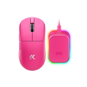 MCHOSE Wireless A5V3 Gaming Mouse, Ultra-Fast Performance, Ultra Lightweight (59g), Customizable Click Haptics, USB-C charging, for PC/Mac/Laptop Berry Red MCHOSE Wireless A5V3 Gaming Mouse, Ultra-Fast Performance, Ultra Lightweight (59g), Customizable Click Haptics, USB-C charging, for PC/Mac/Laptop Berry Red