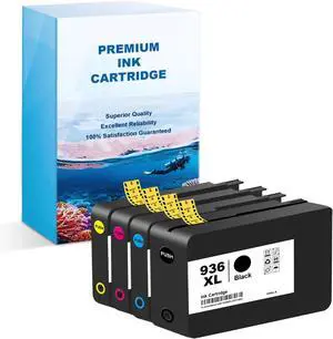 936e 936XL Ink Cartridge Replacement for Hp 936 Ink Cartridges Combo Pack for HP OfficeJet Pro 9125e 9120e 9730e 9135e 9122e 9128e 9110b 9120b 9130b 9130e Printers (4 Pack)