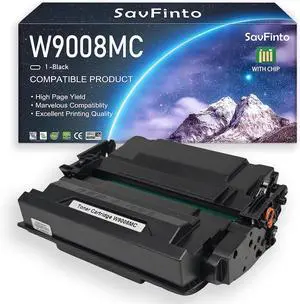 W9008MC Toner Cartridge Compatible with HP W9008MC W9008 Black Toner Cartridge Replacement for HP Managed E50145dn Flow MFP E52645c MFP E52645dn Priner (1 Black, 23,000 Pages) W9008MC Toner Cartridge Compatible with HP W9008MC W9008 Black Toner Cartridge Replacement for HP Managed E50145dn Flow MFP E52645c MFP E52645dn Priner (1 Black, 23,000 Pages)