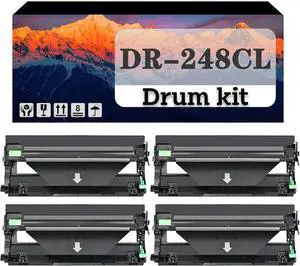 DR-248CL DR248CL High Capacity Imaging Unit Compatible for Brother HL-L3215CW HL-L3220CW HL-L3220CWE MFC-L3740CDWE MFC-L3760CDW MFC-L8390CDW Printers 4color DR-248CL DR248CL High Capacity Imaging Unit Compatible for Brother HL-L3215CW HL-L3220CW HL-L3220CWE MFC-L3740CDWE MFC-L3760CDW MFC-L8390CDW Printers 4color