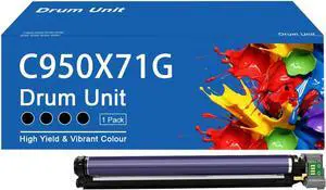 C950/X950 Drum Unit Compatible for Lexmark C950/X950 C950X71G Black Drum Units Work for Lexmark C950 C950de X950 X950de X952 X952dte X954 X954dhe Printer C950/X950 Drum Unit Compatible for Lexmark C950/X950 C950X71G Black Drum Units Work for Lexmark C950 C950de X950 X950de X952 X952dte X954 X954dhe Printer
