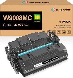 W9008 W9008MC Black Toner Cartridge Compatible with HP W9008MC Toner use for HP Managed E50145dn Flow MFP E52645c MFP E52645dn Priners(1 Pack) W9008 W9008MC Black Toner Cartridge Compatible with HP W9008MC Toner use for HP Managed E50145dn Flow MFP E52645c MFP E52645dn Priners(1 Pack)