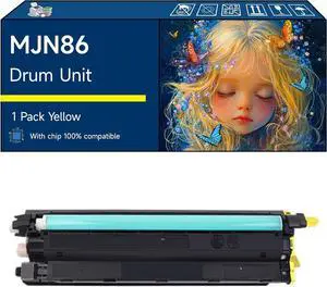 Compatible with Dell MJN86 CD7Y3 D20NH 16C0Y Drum Unit Work for Dell H625 H825 S2825 H625cdw H825cdw S2825cdn Printers, High Yield 60000 Pages, with Chip, High-Definition Printing (1 Pack Yellow) Compatible with Dell MJN86 CD7Y3 D20NH 16C0Y Drum Unit Work for Dell H625 H825 S2825 H625cdw H825cdw S2825cdn Printers, High Yield 60000 Pages, with Chip, High-Definition Printing (1 Pack Yellow)