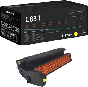 Compatible with Okidata OKI C831 Drum Unit Work for Okidata OKI C831 C831DN C831N MC873dn MC873dnc MC873dnx Printers, with Chip, High Yield 40000 Pages, High-Definition Printing (1 Pack Yellow) Compatible with Okidata OKI C831 Drum Unit Work for Okidata OKI C831 C831DN C831N MC873dn MC873dnc MC873dnx Printers, with Chip, High Yield 40000 Pages, High-Definition Printing (1 Pack Yellow)