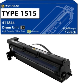 Type 1515 Black Drum Unit for 411844 Photo Conductor Unit Compatible for Ricoh Aficio 1515 1515F 1515MF MP 161F 161SPF 171FPrinter, High-Yield 45,000 Pages with Chip, Ready to Use 1 Pack Type 1515 Black Drum Unit for 411844 Photo Conductor Unit Compatible for Ricoh Aficio 1515 1515F 1515MF MP 161F 161SPF 171FPrinter, High-Yield 45,000 Pages with Chip, Ready to Use 1 Pack