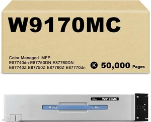 W9170MC Black Toner Cartridge (50,000 Yield/1 Black) Replacement for HP W9170MC Toner for MFP E87740dn E87750DN E87760DN E87740Z E87750Z E87760Z E87770dn W9170MC Black Toner Cartridge (50,000 Yield/1 Black) Replacement for HP W9170MC Toner for MFP E87740dn E87750DN E87760DN E87740Z E87750Z E87760Z E87770dn