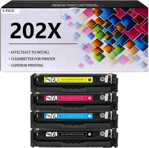 202X Toner Cartridges Compatible for HP 202X CF500X CF501X CF503X CF502X Toner Cartridge Work for HP Laserjet Pro M254dw M254dn M254nw MFP M280nw M281dw Printers 202X Toner Cartridges Compatible for HP 202X CF500X CF501X CF503X CF502X Toner Cartridge Work for HP Laserjet Pro M254dw M254dn M254nw MFP M280nw M281dw Printers