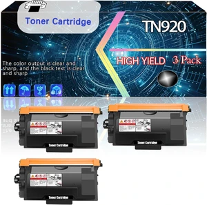 TN920 Compatible for Brother HL-L6415DW HL-L6415DWT MFC-EX915DW MFC-L5715DW Printers, Replacement Toner Cartridge High Yield Printer Accessories (3 Pack Black) TN920 Compatible for Brother HL-L6415DW HL-L6415DWT MFC-EX915DW MFC-L5715DW Printers, Replacement Toner Cartridge High Yield Printer Accessories (3 Pack Black)