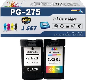 Work for Canon TS3520 3522 4722 3720 3722 TR4720 Printers, Replacement for Canon PG-275 CL-276 Ink Cartridges, Capacity of 500 Pages (1 Set) Work for Canon TS3520 3522 4722 3720 3722 TR4720 Printers, Replacement for Canon PG-275 CL-276 Ink Cartridges, Capacity of 500 Pages (1 Set)