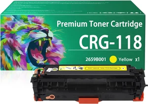 CRG118 Toner Cartridge Compatible for Canon 118 CRG-118 Yellow Toner Cartridges Work for Canon ImageCLASS MF8350Cdn MF8380Cdw MF8580Cdw MF726Cdw MF729Cdw MF726Cdw Printers CRG118 Toner Cartridge Compatible for Canon 118 CRG-118 Yellow Toner Cartridges Work for Canon ImageCLASS MF8350Cdn MF8380Cdw MF8580Cdw MF726Cdw MF729Cdw MF726Cdw Printers