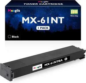 MX-60NT MX-61NT Black Toner Cartridge 1-Pack Replacement for Sharp MX-60NT-BA MX-61NT-BA MX-60NTBA MX-61NTBA for MX-2630 MX-3050 MX-3051 MX-3071 MX-4071 MX-5051 MX-5071 MX-6050V MX-6070N Printer MX-60NT MX-61NT Black Toner Cartridge 1-Pack Replacement for Sharp MX-60NT-BA MX-61NT-BA MX-60NTBA MX-61NTBA for MX-2630 MX-3050 MX-3051 MX-3071 MX-4071 MX-5051 MX-5071 MX-6050V MX-6070N Printer