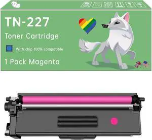 Compatible with Brother TN-227 Toner Cartridge Work for Brother HL-L3210CW HL-L3230CDW HL-L3270CDW Printers (1 Pack Magenta) Compatible with Brother TN-227 Toner Cartridge Work for Brother HL-L3210CW HL-L3230CDW HL-L3270CDW Printers (1 Pack Magenta)
