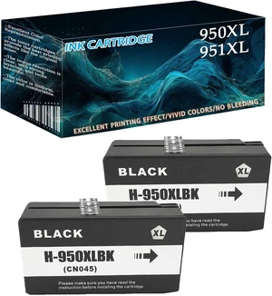 Compatible H-950XL H-951XL 950XLBK 951XLC 951XLM 951XLY (950XL 951XL) Ink Cartridge Replacement for HP 8100 8600 8600 8600 8600e 8610 8620 8625 8630 Printer Black*2 Compatible H-950XL H-951XL 950XLBK 951XLC 951XLM 951XLY (950XL 951XL) Ink Cartridge Replacement for HP 8100 8600 8600 8600 8600e 8610 8620 8625 8630 Printer Black*2