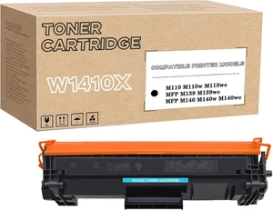 Compatible W1410X 141X Black Toner Cartridge Replacement for HP M110 M110w M110we MFP M139 M139we M140 M140w M140we Printer, High Yield 1,500Pages 1Pack Compatible W1410X 141X Black Toner Cartridge Replacement for HP M110 M110w M110we MFP M139 M139we M140 M140w M140we Printer, High Yield 1,500Pages 1Pack