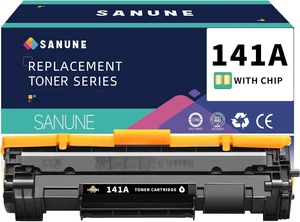 141A W1410A Black Toner Cartridge (with Chip) Replacement for HP 141A W1410A 141X W1410X Toner Cartridges for HP M139w M110w M140w Printer Ink (1 Pack, 1,000 Pages) 141A W1410A Black Toner Cartridge (with Chip) Replacement for HP 141A W1410A 141X W1410X Toner Cartridges for HP M139w M110w M140w Printer Ink (1 Pack, 1,000 Pages)