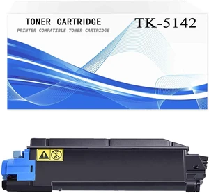 TK-5142K C M Y Toner Cartridge Replacement Compatible for Kyocera M6530cdn P6130cdn Printer Cyan TK-5142K C M Y Toner Cartridge Replacement Compatible for Kyocera M6530cdn P6130cdn Printer Cyan