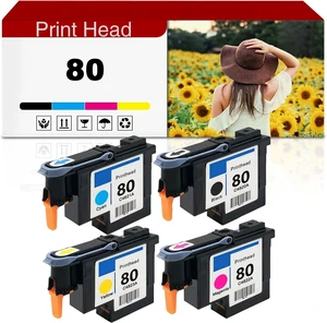 80 Print Head C4820A C4821A C4822A C4823A Printhead Compatible for HP 1050c 1055cm Printers 4PK-1SET 80 Print Head C4820A C4821A C4822A C4823A Printhead Compatible for HP 1050c 1055cm Printers 4PK-1SET
