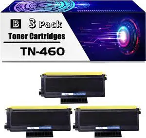 TN-460 Toner Cartridges is Compatible for Brother HL-5050LT intelliFAX-4100 intelliFAX-4100E intelliFAX-4750 intelliFAX-4750E intelliFAX-5750 Printers (3 Pack Black) TN-460 Toner Cartridges is Compatible for Brother HL-5050LT intelliFAX-4100 intelliFAX-4100E intelliFAX-4750 intelliFAX-4750E intelliFAX-5750 Printers (3 Pack Black)