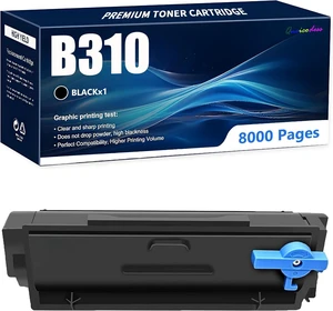 B310 Black Toner Cartridge Compatible Replacement for Xerox 006R04377 006R04376 006R04378 Toner for B305 B310 B315 Printer (1PCS, 8000 Pages) B310 Black Toner Cartridge Compatible Replacement for Xerox 006R04377 006R04376 006R04378 Toner for B305 B310 B315 Printer (1PCS, 8000 Pages)