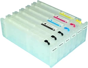 600ML 6Pcs T725 T7251-T7254 T725A Refillable Ink Cartridge Compatible with Epson Surecolor SC-F2000 SC F2000 F2100 DTG Printer with Chip 600ML 6Pcs T725 T7251-T7254 T725A Refillable Ink Cartridge Compatible with Epson Surecolor SC-F2000 SC F2000 F2100 DTG Printer with Chip
