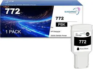 Remanufactured 772 PBK Ink Cartridge Replacement for 772 Photo Black Ink For Designjet Z5200 Z5400A Printer Ink,CN629A,CN630A,CN631A,CN632A,CN633A,CN634A,CN635A,CN636A 1 Pack Remanufactured 772 PBK Ink Cartridge Replacement for 772 Photo Black Ink For Designjet Z5200 Z5400A Printer Ink,CN629A,CN630A,CN631A,CN632A,CN633A,CN634A,CN635A,CN636A 1 Pack