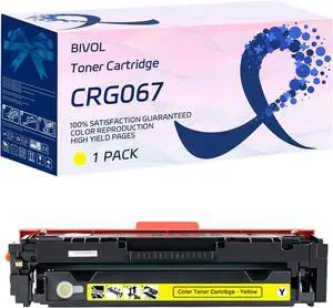 CRG067 Toner Cartridge Compatible for Canon MF650C MF651Cw MF653Cdw MF654Cdw MF656Cdw Printers, with Chip, High Yield 3130 Pages, Vivid Colors (Yellow) CRG067 Toner Cartridge Compatible for Canon MF650C MF651Cw MF653Cdw MF654Cdw MF656Cdw Printers, with Chip, High Yield 3130 Pages, Vivid Colors (Yellow)