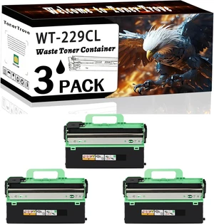 WT229CL Waste Toner Container Compatible for Brother HL-L3220CDW L3280CDW L3295CDW L3300CDW MFC-L3720CDW L3765CDW L3780CDW L8395CDW Printers, Office Printing is Easy Clear Smooth (3 Pack Black) WT229CL Waste Toner Container Compatible for Brother HL-L3220CDW L3280CDW L3295CDW L3300CDW MFC-L3720CDW L3765CDW L3780CDW L8395CDW Printers, Office Printing is Easy Clear Smooth (3 Pack Black)