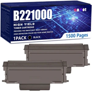 B221000 Black High Yield Toner Cartridge (No Chip) for Lexmark B2236dw 2442dw 2546dn B2650dn Printer, Achieving 1500 Pages,Black-2 Pack B221000 Black High Yield Toner Cartridge (No Chip) for Lexmark B2236dw 2442dw 2546dn B2650dn Printer, Achieving 1500 Pages,Black-2 Pack