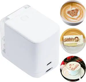 Handheld Inkjet Printer, Portable Printer, Food Grade Edible Coffee Latte Art Printer, with Detachable Ink Cartridges for All Materials, Mini Inkjet Printer,Color Handheld Inkjet Printer, Portable Printer, Food Grade Edible Coffee Latte Art Printer, with Detachable Ink Cartridges for All Materials, Mini Inkjet Printer,Color