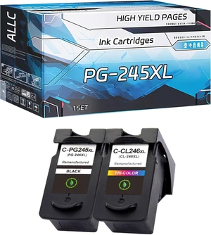 PG-245XL CL-246XL Ink Cartridges Compatible with Canon PIXMA MX490 MX492 TS202 TS302 TS3120 TS3320 Printers, High Yield 2000 Pages, Experience Superior Printing (1 Set) PG-245XL CL-246XL Ink Cartridges Compatible with Canon PIXMA MX490 MX492 TS202 TS302 TS3120 TS3320 Printers, High Yield 2000 Pages, Experience Superior Printing (1 Set)
