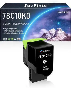 CS421 Toner Cartridge 78C10K0 78C10 Replacement for Lexmark CS421 CS421dn CS521dn CS622de CX421adn CX522ade CX622ade CX625ade CX625adhe Printer (Black, 1-Pack) CS421 Toner Cartridge 78C10K0 78C10 Replacement for Lexmark CS421 CS421dn CS521dn CS622de CX421adn CX522ade CX622ade CX625ade CX625adhe Printer (Black, 1-Pack)