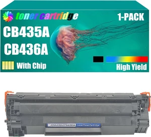 435A 436A Toner Cartridge Replacement with Chip Compatible for HP P1005 P1006 P1100 P1102 P1102W P1104 P1104W P1106 P1106W P1107 P1107W P1108 P1108W P1109 P1109W Printer,Black ×1 435A 436A Toner Cartridge Replacement with Chip Compatible for HP P1005 P1006 P1100 P1102 P1102W P1104 P1104W P1106 P1106W P1107 P1107W P1108 P1108W P1109 P1109W Printer,Black ×1
