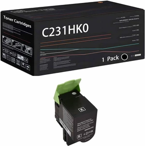 C231HK0 C231HC0 C231HM0 C231HY0 Toner Cartridges Compatible with Lexmark C2325dw C2425dw C2535dw MC2325adw MC2425adw MC2535adwe MC2640adwe Printers, High Yield 5000 Pages (1 Pack Black) C231HK0 C231HC0 C231HM0 C231HY0 Toner Cartridges Compatible with Lexmark C2325dw C2425dw C2535dw MC2325adw MC2425adw MC2535adwe MC2640adwe Printers, High Yield 5000 Pages (1 Pack Black)