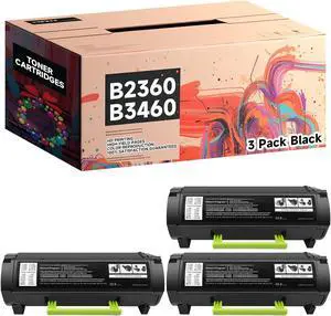 Compatible with Dell B2360d B2360dn B3460dn B3460dnf Black Toner Cartridges, RGCN6 331-9803 7MC5J Toner Supply, High Yield 3500 Pages Affordable Reliable (3 Pack Black) Compatible with Dell B2360d B2360dn B3460dn B3460dnf Black Toner Cartridges, RGCN6 331-9803 7MC5J Toner Supply, High Yield 3500 Pages Affordable Reliable (3 Pack Black)